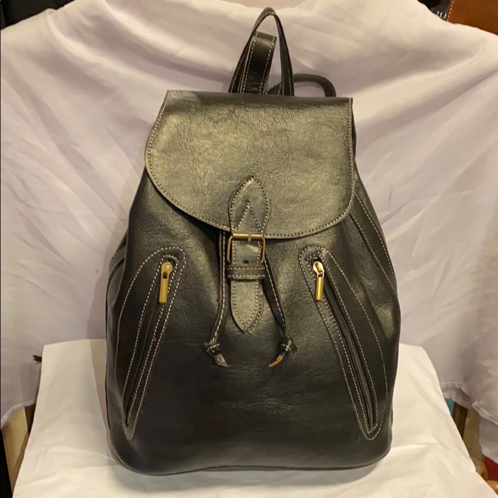 Moroccan Leather Journey Backpack